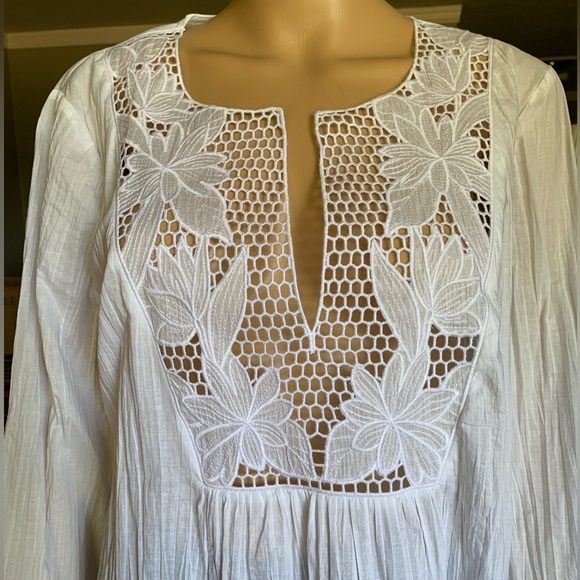 LANDSEND Women’s 100% Cotton Cover Up/Dress/Nightgown/Tunic/Lounger - Picture 3 of 5